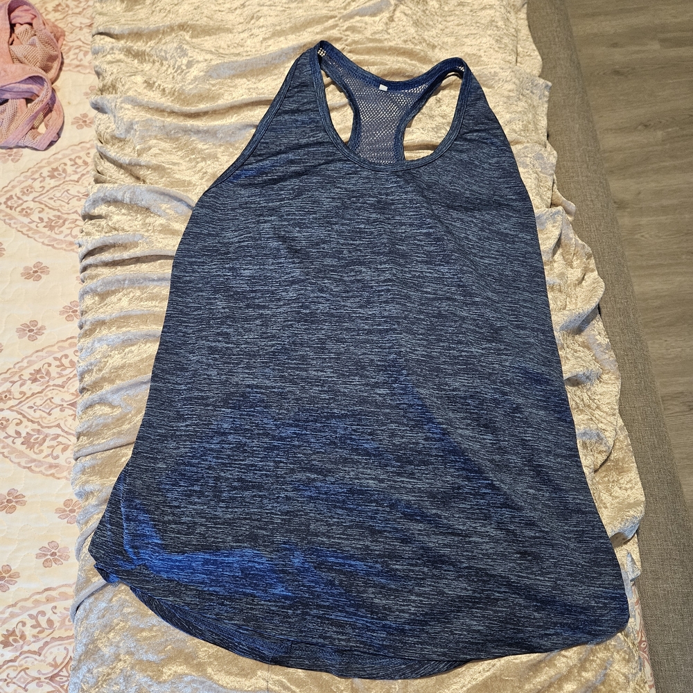 Lot Of 5 Racerback Tank Top Mesh Back Wicking Fabric Super Soft Comfortable - Picture 9 of 12